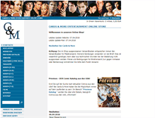 Tablet Screenshot of cardsandmore.de